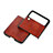 Funda Bumper Lujo Cuero y Plastico Mate Carcasa B04 para Samsung Galaxy Z Flip3 5G