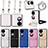 Funda Bumper Lujo Cuero y Plastico Mate Carcasa BY2 para Huawei P60 Pocket