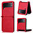 Funda Bumper Lujo Cuero y Plastico Mate Carcasa BY2 para Samsung Galaxy Z Flip4 5G