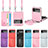 Funda Bumper Lujo Cuero y Plastico Mate Carcasa C01 para Samsung Galaxy Z Flip4 5G