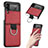 Funda Bumper Lujo Cuero y Plastico Mate Carcasa L06 para Samsung Galaxy Z Flip3 5G