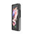 Funda Bumper Lujo Cuero y Plastico Mate Carcasa LC2 para Samsung Galaxy Z Fold3 5G