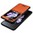 Funda Bumper Lujo Cuero y Plastico Mate Carcasa LD2 para Samsung Galaxy Z Flip5 5G