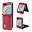 Funda Bumper Lujo Cuero y Plastico Mate Carcasa LZ2 para Samsung Galaxy Z Flip5 5G