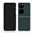 Funda Bumper Lujo Cuero y Plastico Mate Carcasa QK1 para Huawei P50 Pocket