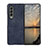 Funda Bumper Lujo Cuero y Plastico Mate Carcasa R06 para Samsung Galaxy Z Fold4 5G