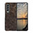 Funda Bumper Lujo Cuero y Plastico Mate Carcasa R07 para Samsung Galaxy Z Fold3 5G