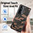 Funda Bumper Lujo Cuero y Plastico Mate Carcasa S06D para Huawei Honor Magic Vs Ultimate 5G