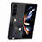 Funda Bumper Lujo Cuero y Plastico Mate Carcasa S13D para Samsung Galaxy Z Fold5 5G