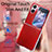 Funda Bumper Lujo Cuero y Plastico Mate Carcasa SD6 para Oppo Find N2 Flip 5G