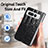 Funda Bumper Lujo Cuero y Plastico Mate Carcasa SD7 para Google Pixel Fold 5G