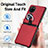 Funda Bumper Lujo Cuero y Plastico Mate Carcasa SD8 para Huawei P60 Pocket