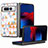 Funda Bumper Lujo Cuero y Plastico Mate Carcasa SD9 para Google Pixel Fold 5G