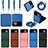 Funda Bumper Lujo Cuero y Plastico Mate Carcasa T07 para Samsung Galaxy Z Flip4 5G