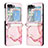 Funda Bumper Lujo Cuero y Plastico Mate Carcasa YB1 para Samsung Galaxy Z Flip5 5G