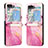 Funda Bumper Lujo Cuero y Plastico Mate Carcasa YB1 para Samsung Galaxy Z Flip5 5G