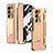 Funda Bumper Lujo Cuero y Plastico Mate Carcasa ZL5 para Samsung Galaxy Z Fold5 5G