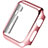 Funda Bumper Lujo Marco de Aluminio C03 para Apple iWatch 42mm Rosa