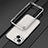 Funda Bumper Lujo Marco de Aluminio Carcasa A01 para Apple iPhone 15