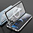 Funda Bumper Lujo Marco de Aluminio Espejo 360 Grados Carcasa con Mag-Safe Magnetic para Apple iPhone 13 Pro