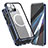 Funda Bumper Lujo Marco de Aluminio Espejo 360 Grados Carcasa con Mag-Safe Magnetic para Apple iPhone 13 Pro Max