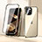 Funda Bumper Lujo Marco de Aluminio Espejo 360 Grados Carcasa LK1 para Apple iPhone 15