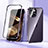 Funda Bumper Lujo Marco de Aluminio Espejo 360 Grados Carcasa LK1 para Apple iPhone 15