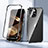 Funda Bumper Lujo Marco de Aluminio Espejo 360 Grados Carcasa LK1 para Apple iPhone 15 Plus