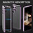 Funda Bumper Lujo Marco de Aluminio Espejo 360 Grados Carcasa LK2 para Samsung Galaxy S24 Ultra 5G