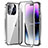 Funda Bumper Lujo Marco de Aluminio Espejo 360 Grados Carcasa LO1 para Apple iPhone 14 Pro Max