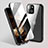 Funda Bumper Lujo Marco de Aluminio Espejo 360 Grados Carcasa M02 para Apple iPhone 15