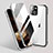 Funda Bumper Lujo Marco de Aluminio Espejo 360 Grados Carcasa M02 para Apple iPhone 15