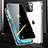 Funda Bumper Lujo Marco de Aluminio Espejo 360 Grados Carcasa M03 para Apple iPhone 14