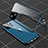 Funda Bumper Lujo Marco de Aluminio Espejo 360 Grados Carcasa M04 para Apple iPhone 13