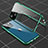 Funda Bumper Lujo Marco de Aluminio Espejo 360 Grados Carcasa M04 para Apple iPhone 13 Mini