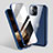 Funda Bumper Lujo Marco de Aluminio Espejo 360 Grados Carcasa M06 para Apple iPhone 14 Pro Max