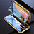 Funda Bumper Lujo Marco de Aluminio Espejo 360 Grados Carcasa M08 para Apple iPhone 13 Pro
