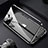 Funda Bumper Lujo Marco de Aluminio Espejo 360 Grados Carcasa M09 para Apple iPhone 13 Pro