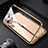 Funda Bumper Lujo Marco de Aluminio Espejo 360 Grados Carcasa M09 para Apple iPhone 13 Pro