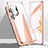 Funda Bumper Lujo Marco de Aluminio Espejo 360 Grados Carcasa P01 para Huawei P50 Pro