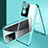 Funda Bumper Lujo Marco de Aluminio Espejo 360 Grados Carcasa P01 para Vivo Y35m 5G