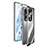 Funda Bumper Lujo Marco de Aluminio Espejo 360 Grados Carcasa para Huawei Honor 80 Pro 5G