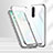 Funda Bumper Lujo Marco de Aluminio Espejo 360 Grados Carcasa T02 para Oppo Find X2 Neo