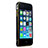 Funda Bumper Lujo Marco de Aluminio para Apple iPhone 4 Negro