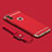 Funda Bumper Lujo Marco de Metal y Plastico C02 para Apple iPhone Xs Rojo