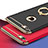 Funda Bumper Lujo Marco de Metal y Plastico Carcasa con Anillo de dedo Soporte A01 para Apple iPhone 8