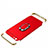 Funda Bumper Lujo Marco de Metal y Plastico Carcasa con Anillo de dedo Soporte T01 para Apple iPhone 11 Pro