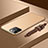 Funda Bumper Lujo Marco de Metal y Plastico Carcasa con Lanyard para Apple iPhone 13 Pro
