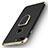 Funda Bumper Lujo Marco de Metal y Plastico con Anillo de dedo Soporte A03 para Apple iPhone 8 Plus Negro