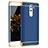 Funda Bumper Lujo Marco de Metal y Plastico M02 para Huawei Honor 6X Azul